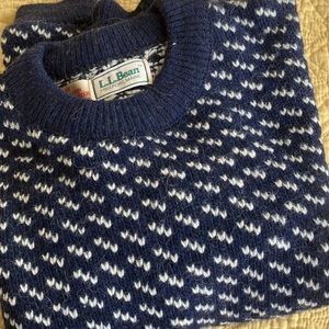 Vintage LL Bean Wool Sweater